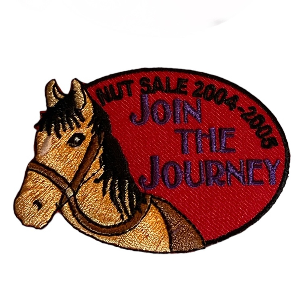 Girl Scout Nuts ‘04-‘05 Join The Journey Horse Patch Achievement. Collectible